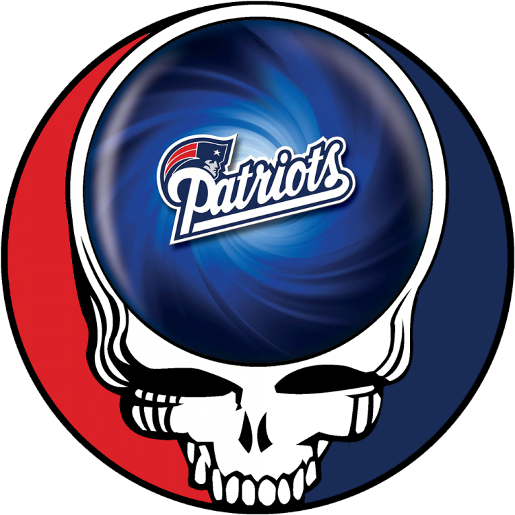 New England Patriots skull logo iron on transfers